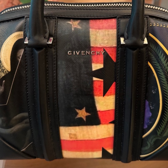 Super rare limited edition Givenchy 'Lucrezia' American Flag Top Handle Satchel - Picture 1 of 8